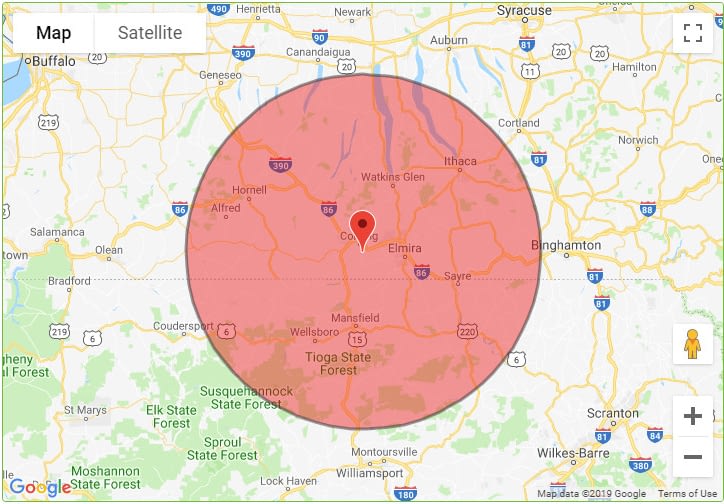 Coverage Area Southern Tier Generators